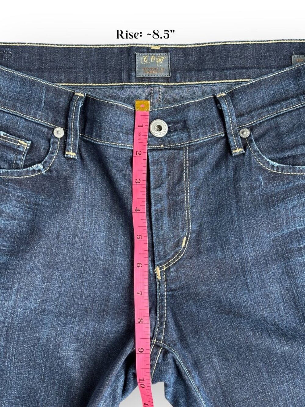 Citizens of Humanity Kelly Low Rise Bootcut Jeans Dark Wash Size 30 - Picture 12 of 14